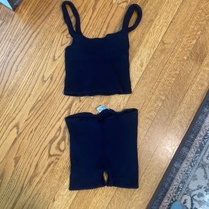 Youswim Aplomb Top and Verve Shorts in INK